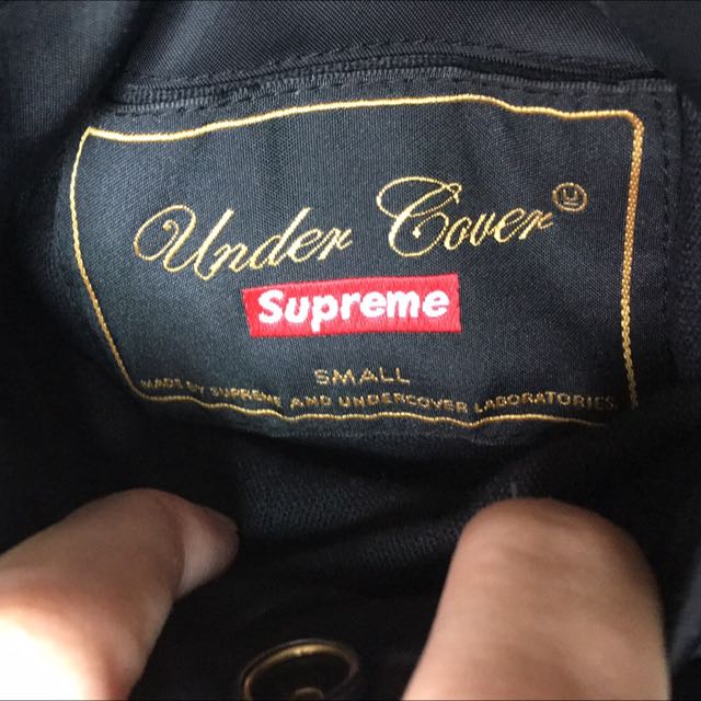 Supreme X Undercover Reversible Ma-1/bomber Jacket (black/pink