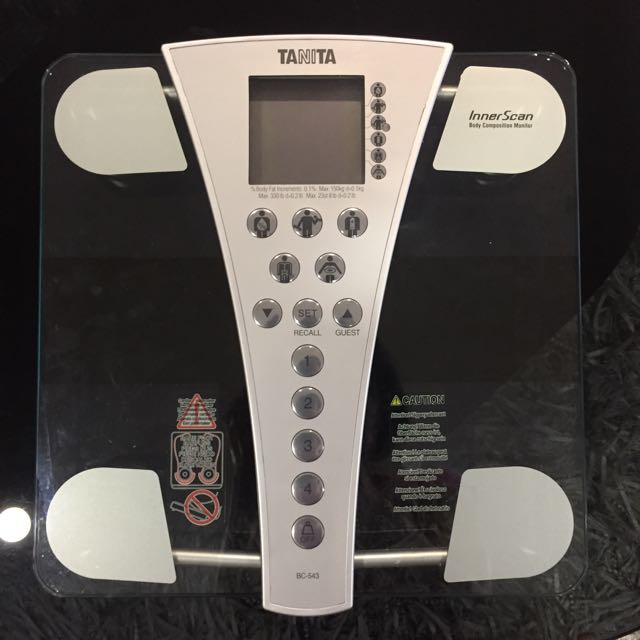 Weighing Scale (Tanita BC-543), Furniture & Home Living, Bathroom ...