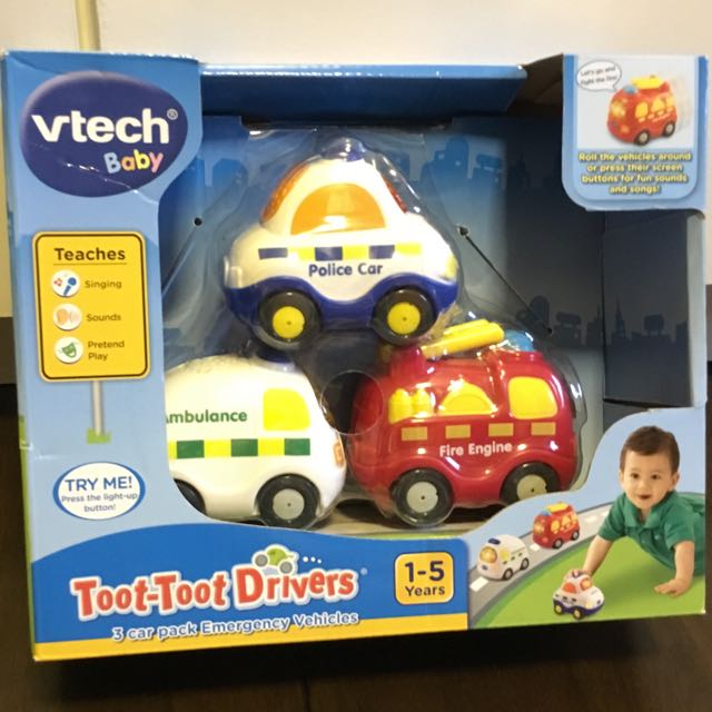 vtech toot toot emergency vehicles