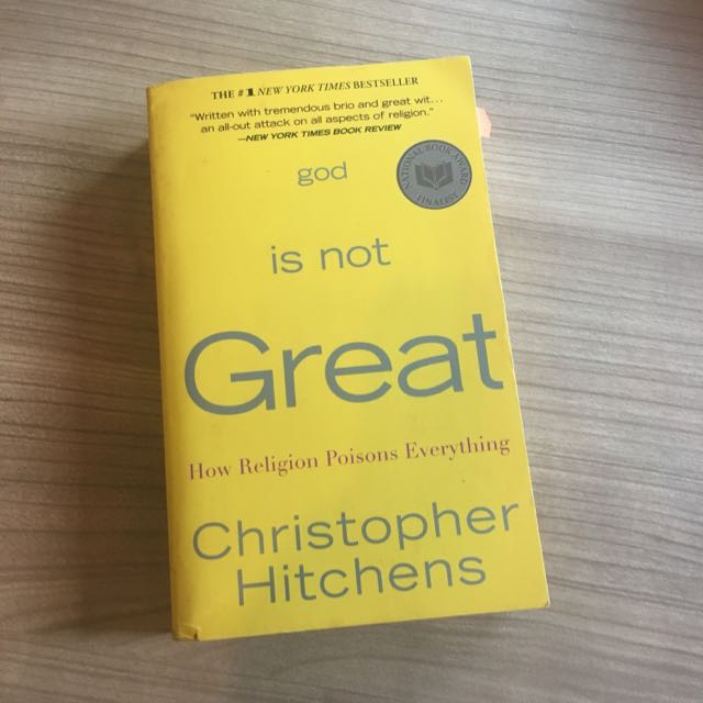 Christopher Hitchens God Is Not Great Books Stationery Fiction On Carousell