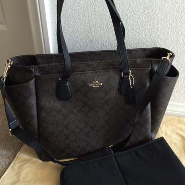 Coach diaper sale tote