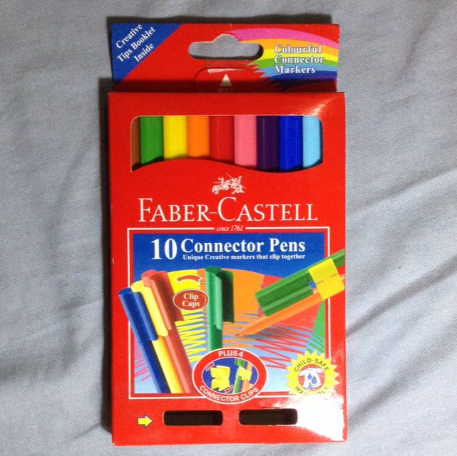 Faber Castell Connector Pens Design Craft Craft Supplies Tools On Carousell