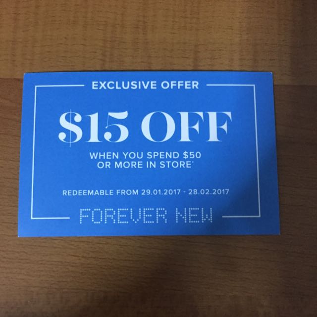 forever new voucher