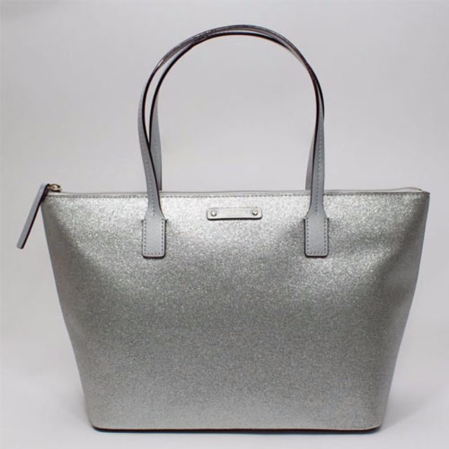 Kate spade silver sparkle purse online