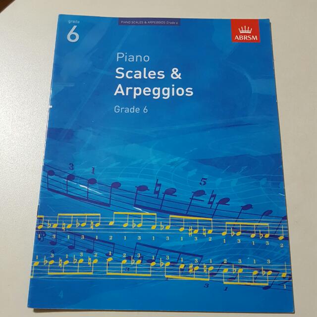 Piano Scales And Arpeggios Grade 6, Hobbies & Toys, Books & Magazines