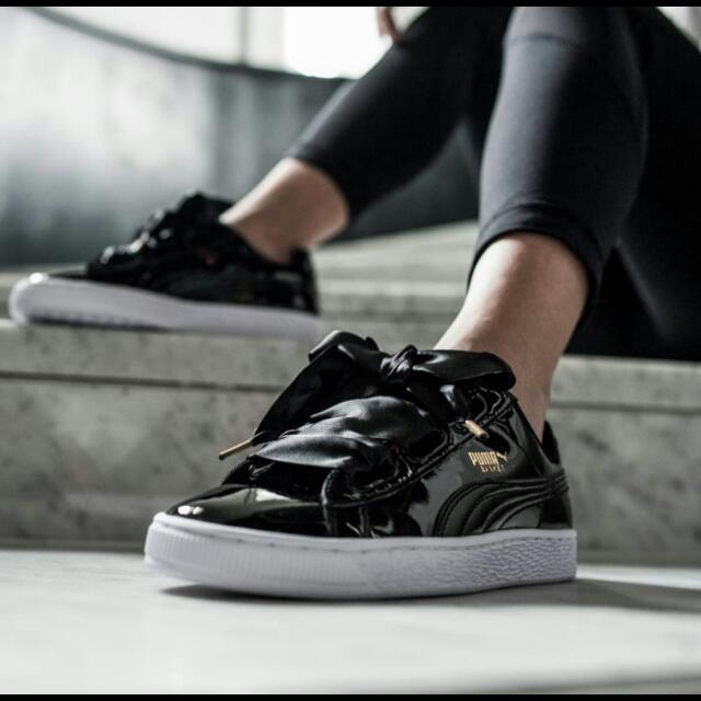 puma basket heart sakura