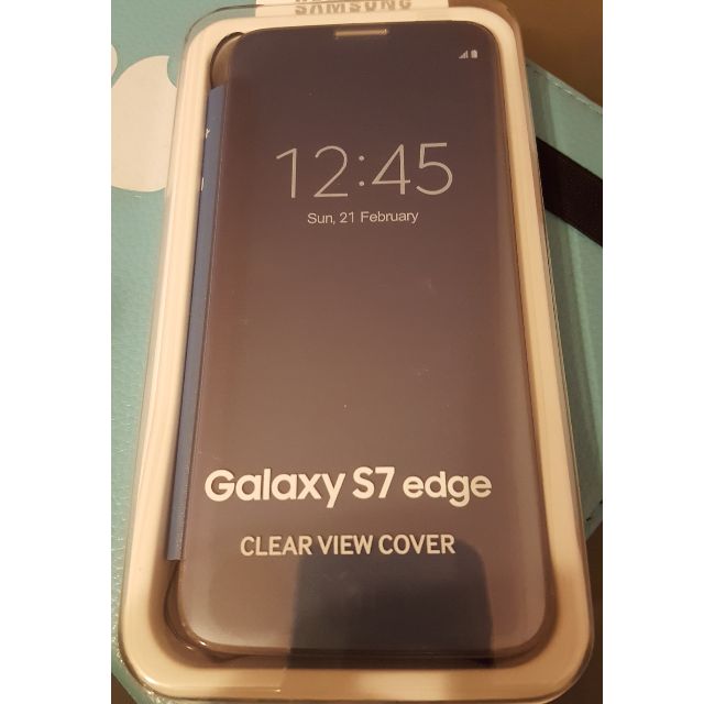 Samsung Galaxy S7 Edge Clear View Cover Bnib Mobile Phones Tablets Mobile Tablet Accessories On Carousell