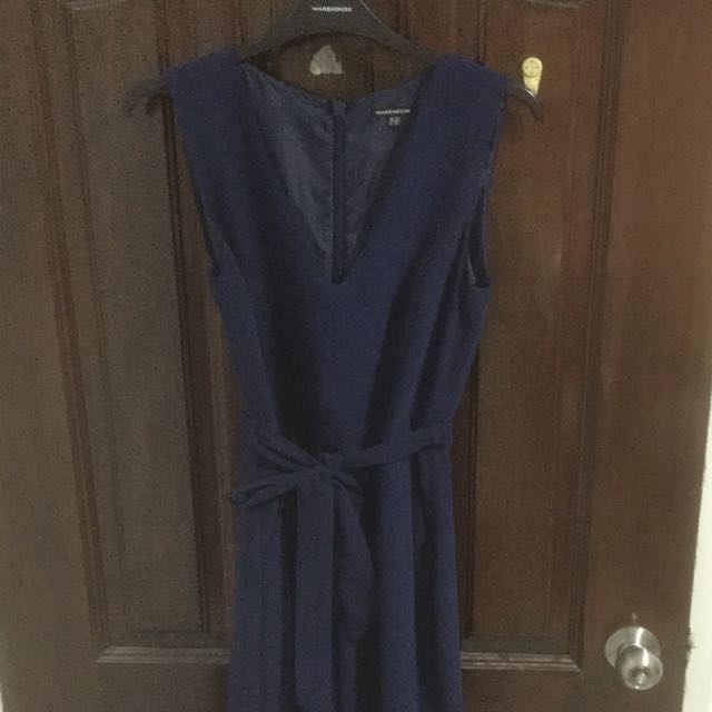 warehouse v neck jumpsuit