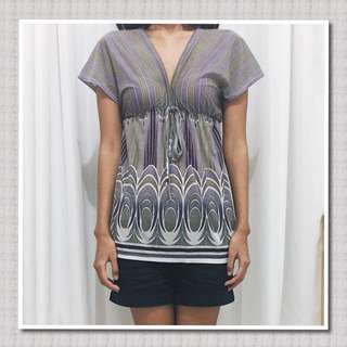 Graphic Blouse