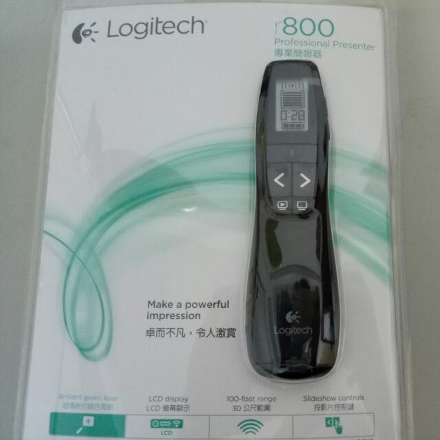 羅技R800 專業簡報筆全新未拆, 電腦及科技產品, 電腦周邊產品, 電腦滑