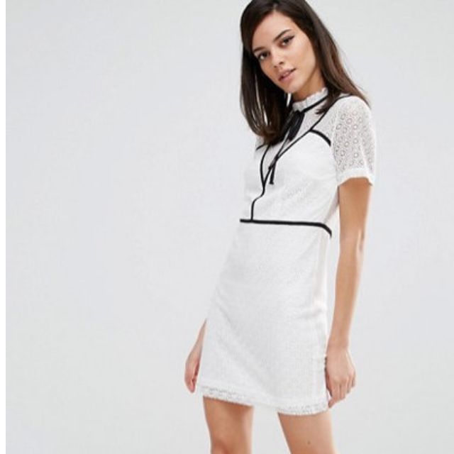 fashion union white dress