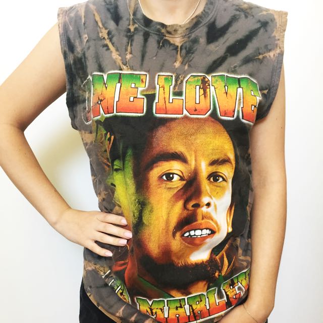 Bob Marley One Love Singlet Women S Fashion Clothes On