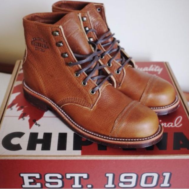 CHIPPEWA MEN S 6 TAN RENEGADE HOMESTEAD BOOTS