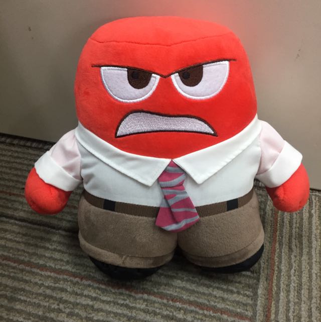 Inside Out Mr Angry soft Toy, Hobbies & Toys, Toys & Games on Carousell