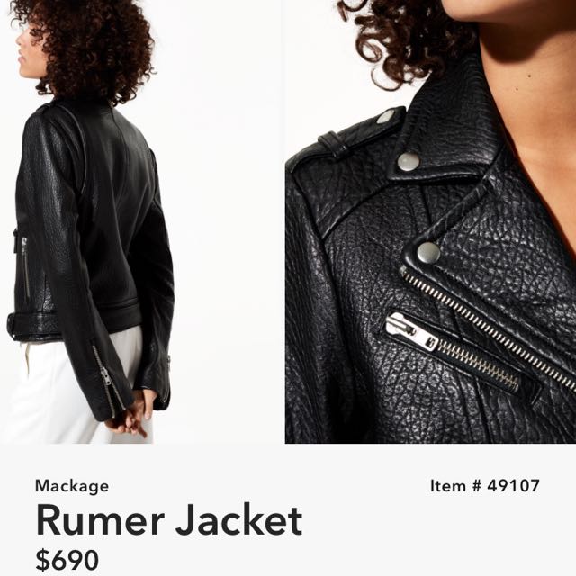 Aritzia rumer jacket shop
