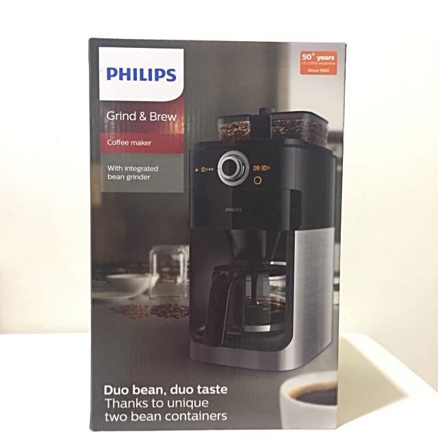 Philips Grind & Brew Coffee Maker (HD7762), TV & Home Appliances, Kitchen Appliances, Coffee