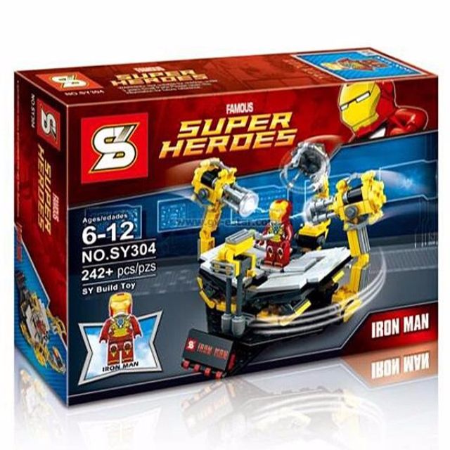 lego iron man gantry