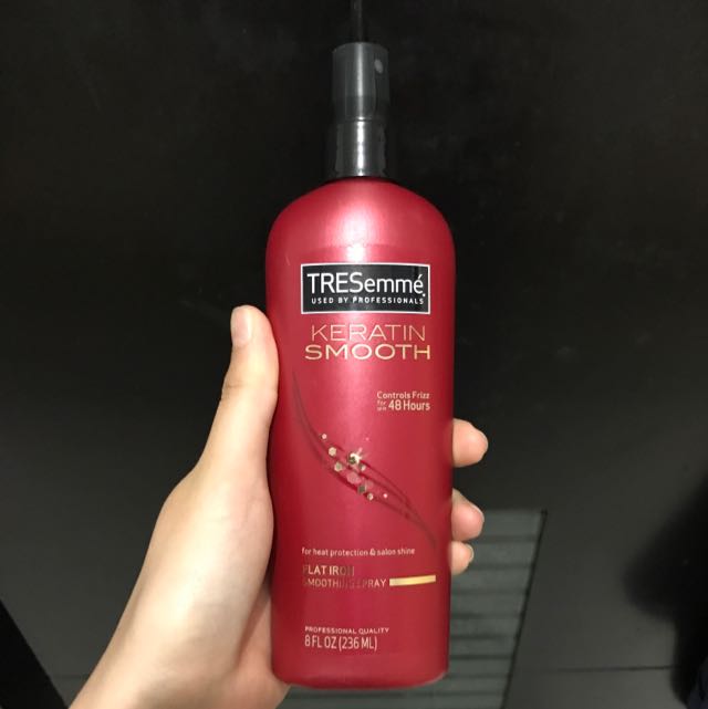 Tresemme flat on sale iron smoothing spray