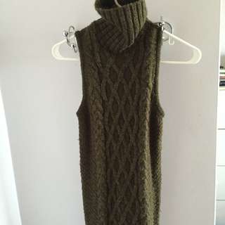 American Eagle Long sleeveless knit dress