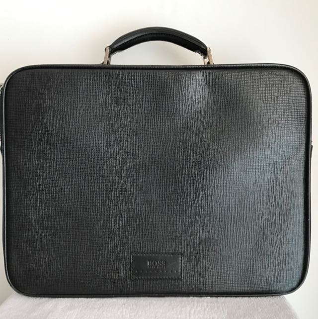 hugo boss document bag