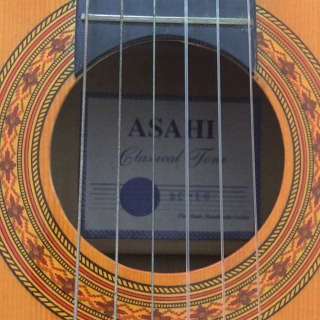 Classical Guitar Asahi, Hobbies & Toys, Music & Media, Musical