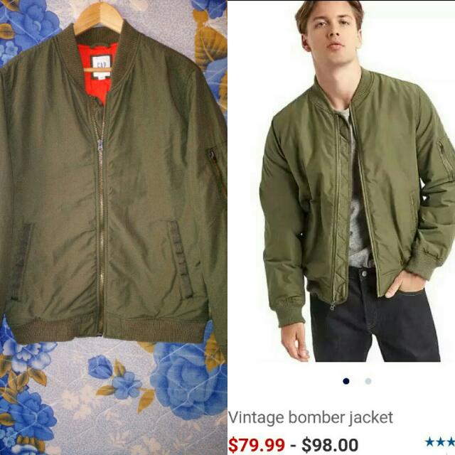gap mens bomber