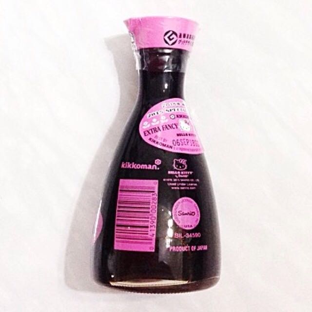 Hello Kitty Soy Sauce Bottle Pink, Food & Drinks, Chilled & Frozen