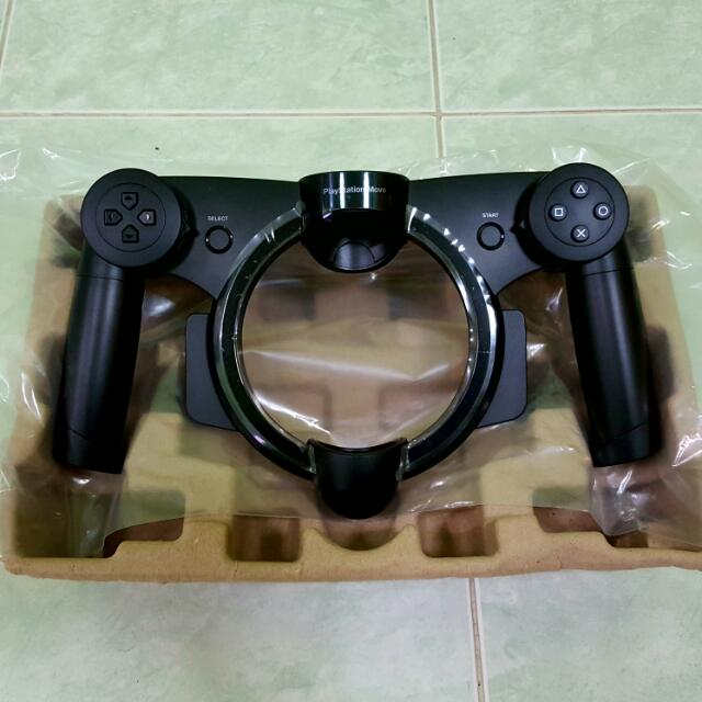 NEW Official Sony PS Move Racing Wheel Video Gaming Gaming