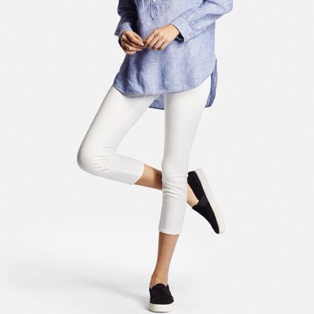 UNIQLO Women Cropped Denim Leggings 