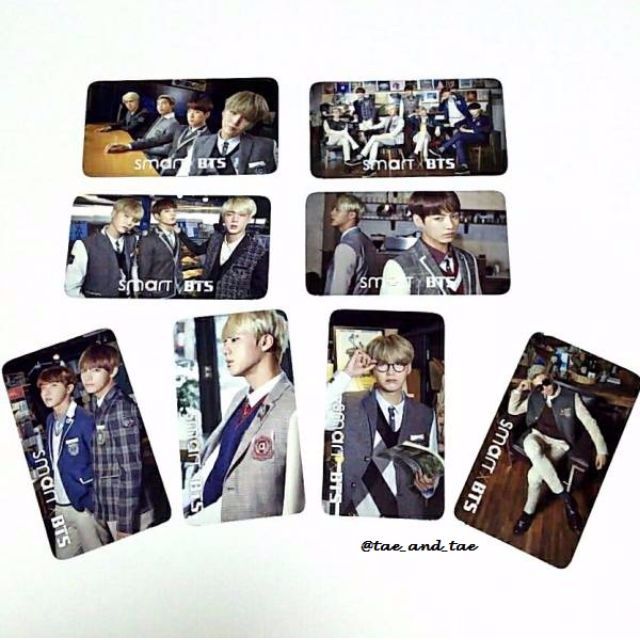Pre Order Bts Official Bts X Smart Photocards K Wave On Carousell