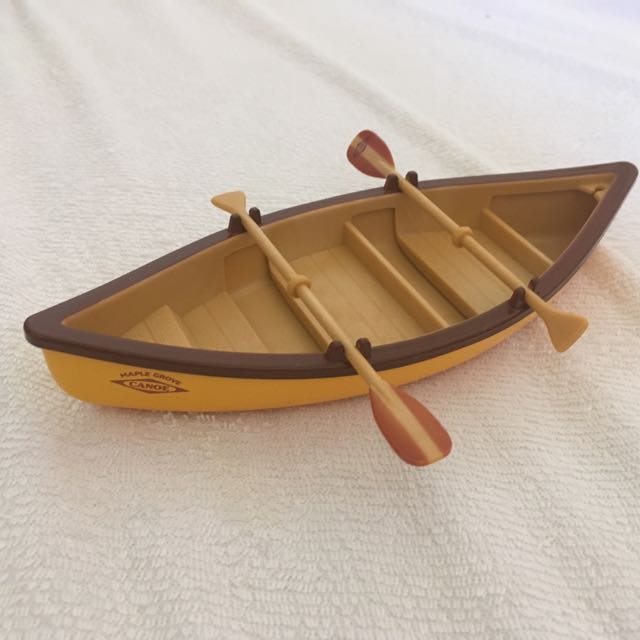 sylvanian families canoe set