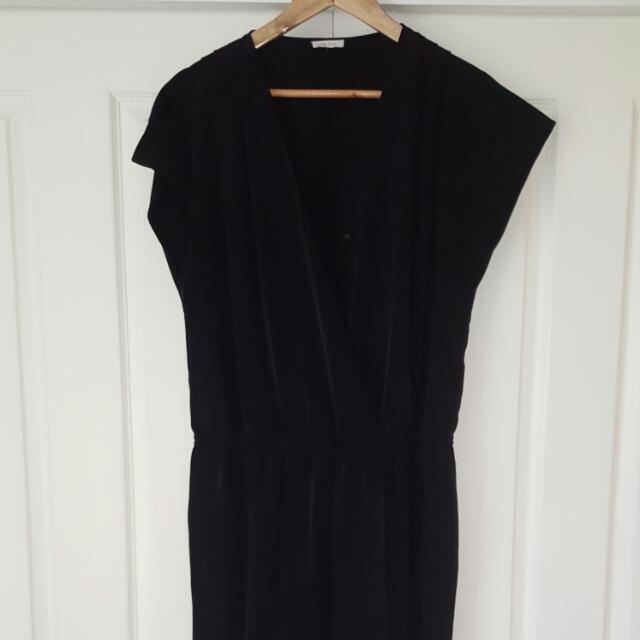 black playsuit size 18