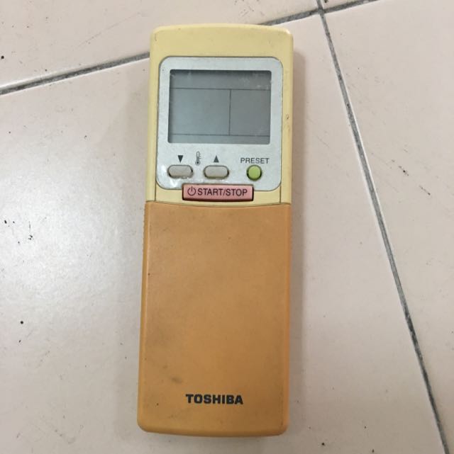 Toshiba Air Con Remote Control, TV & Home Appliances, Air Conditioners & Heating on Carousell