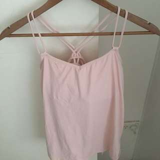 Lululemon Pale Pink Yoga Top Size 10 / Size 6 US