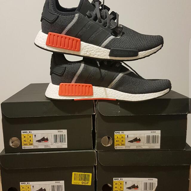 Adidas NMD R1 Reflective Wool Grey S31510 Men s Fashion Footwear Sneakers on Carousell