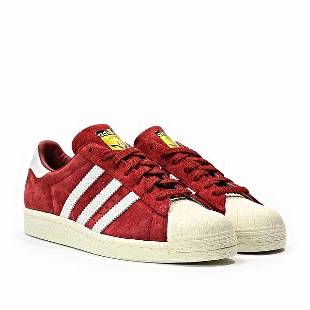Adidas Superstar Red Suede Pack US12.5
