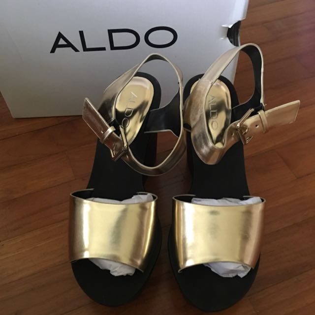 Aldo gold wedges outlet