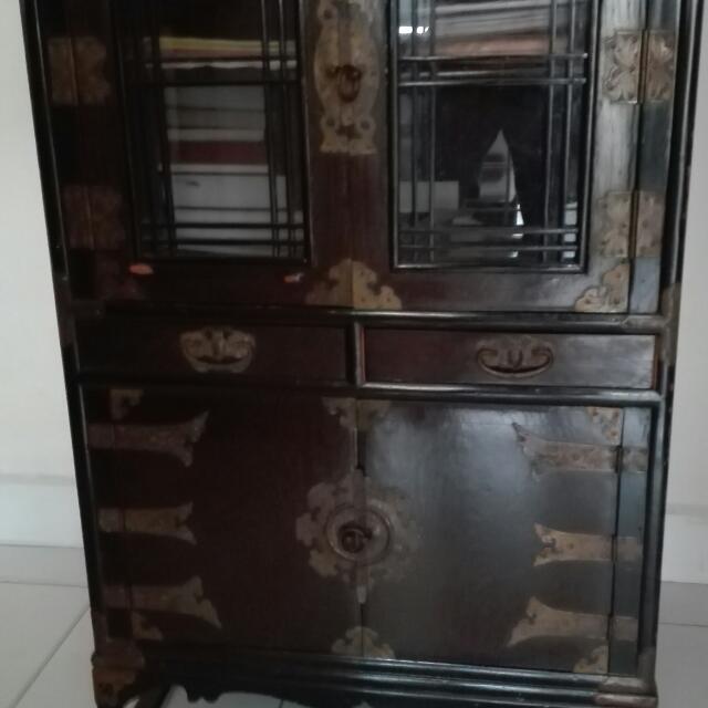 Antique Korean Tea Chest Cabinet Antiques Antique Furniture On