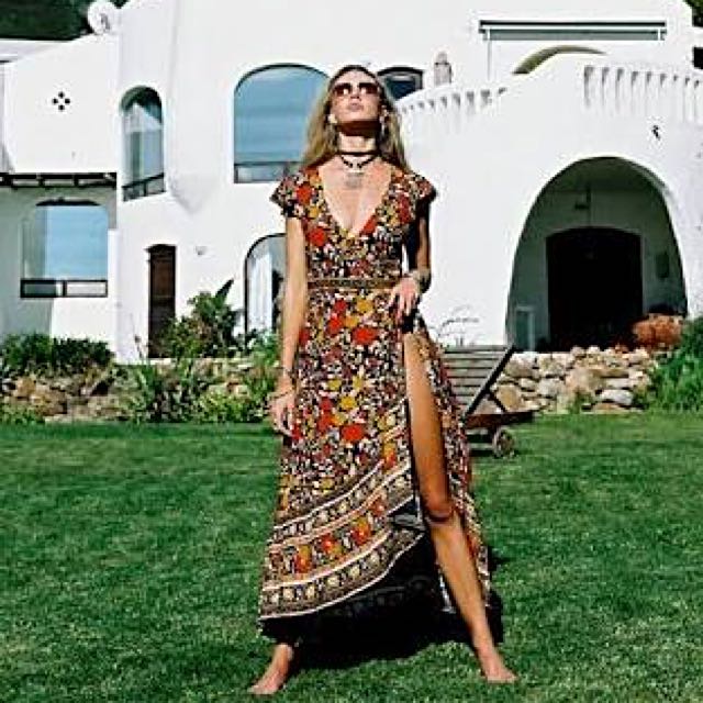 arnhem wrap dress