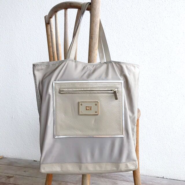 Authentic Anya Hindmarch Tote, Women's Fashion, Bags & Wallets, Purses & Pouches on Carousell