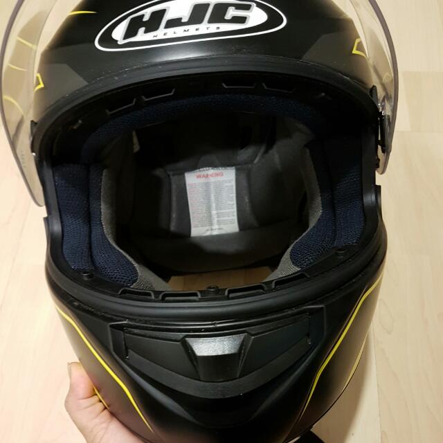 Full Face HJC Helmet, Car Accessories on Carousell