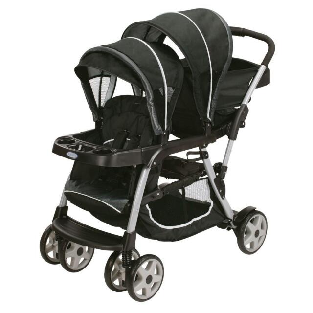 graco ready2grow double pushchair