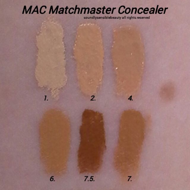 mac concealer shades