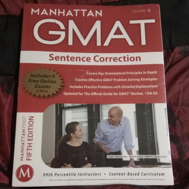 New Manhattan Gmat Sentence Correction Guide 8 5th Ed Access To