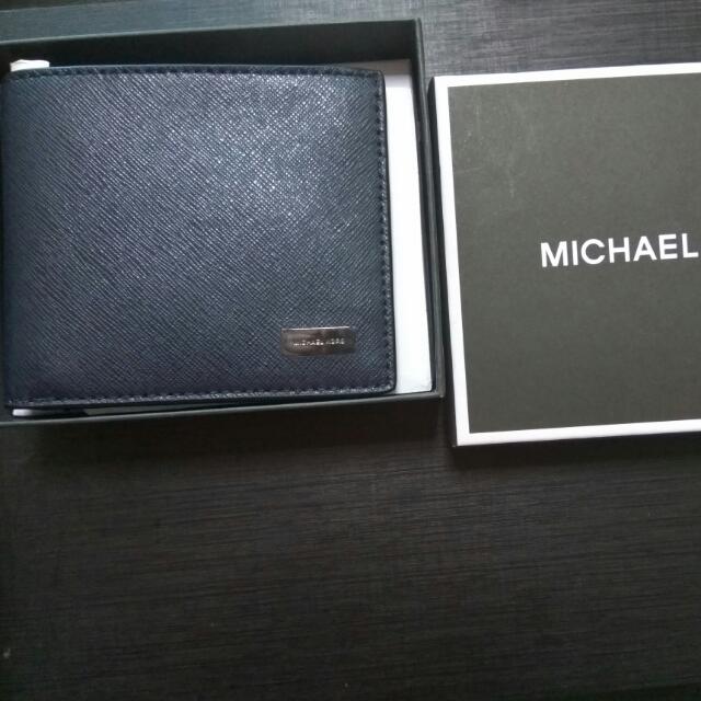 Michael Kors Men Wallet Dark Blue Luxury Bags Wallets On Carousell