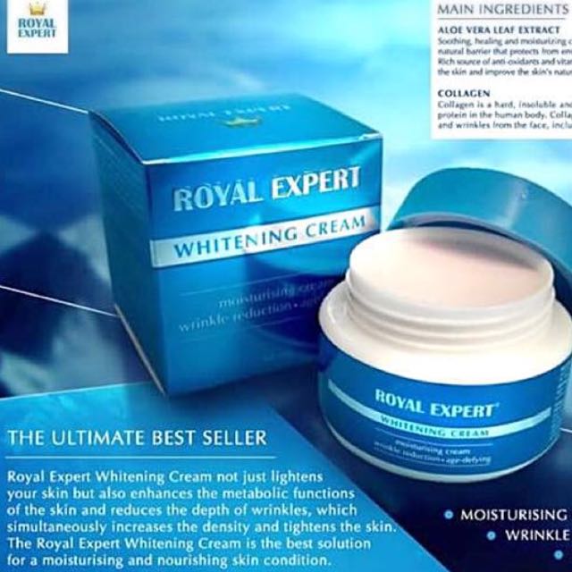 Rm105 Royal Expert Whitening Cream Health Beauty Skin Bath Body On Carousell