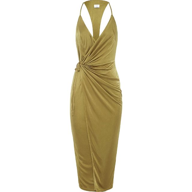 Sheike olive green dress clearance