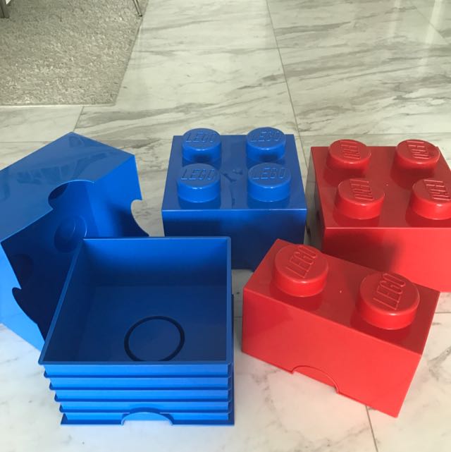 picture Lego Storage Box Singapore 4x lego storage boxes