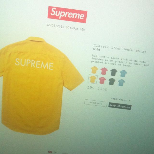 supreme short sleeve button up