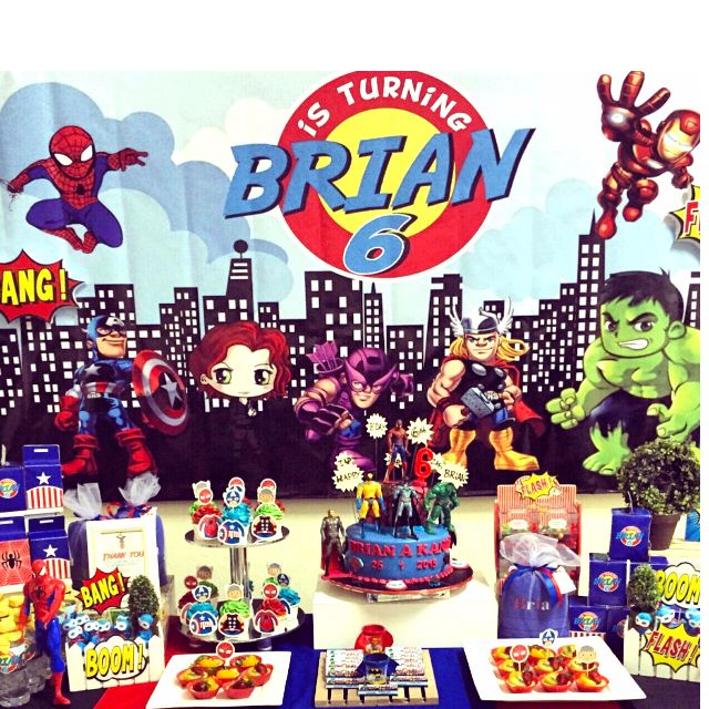 Avengers Themed Birthday Party Party Supplies Pls Chat With Us For The Detailed Specific Product Listing Price We Have Wide Range Of Stocks Pre Printed Personalized Lifestyle Services Event Party